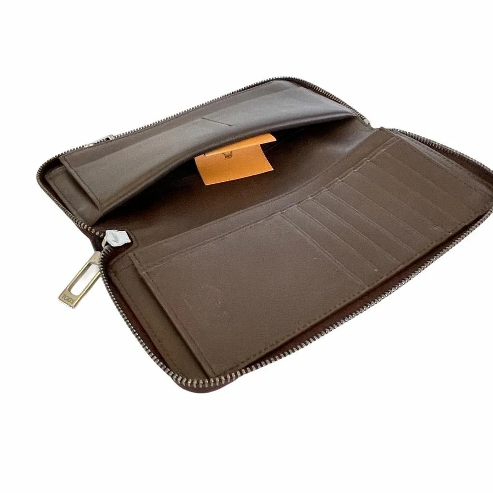 Tod's Italy Leather Zip‎ Around Race Wallet XAMMCLA1400TICS606